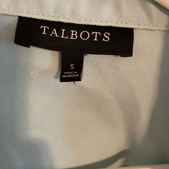 Talbots Mint Green Jean Jacket-S - Picture 2 of 3